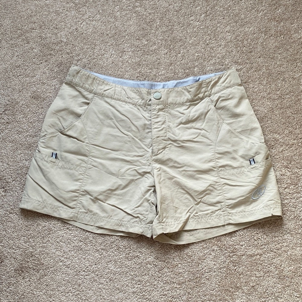 Casual Tan Cargo Shorts for Women